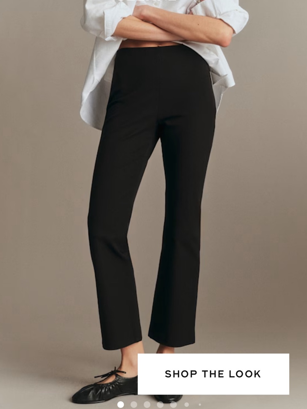 Sézane Ciara Trousers Black US 8 NWT Pants Stretch Sezane